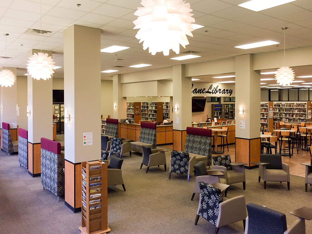 Inside the Jonesboro High School Library