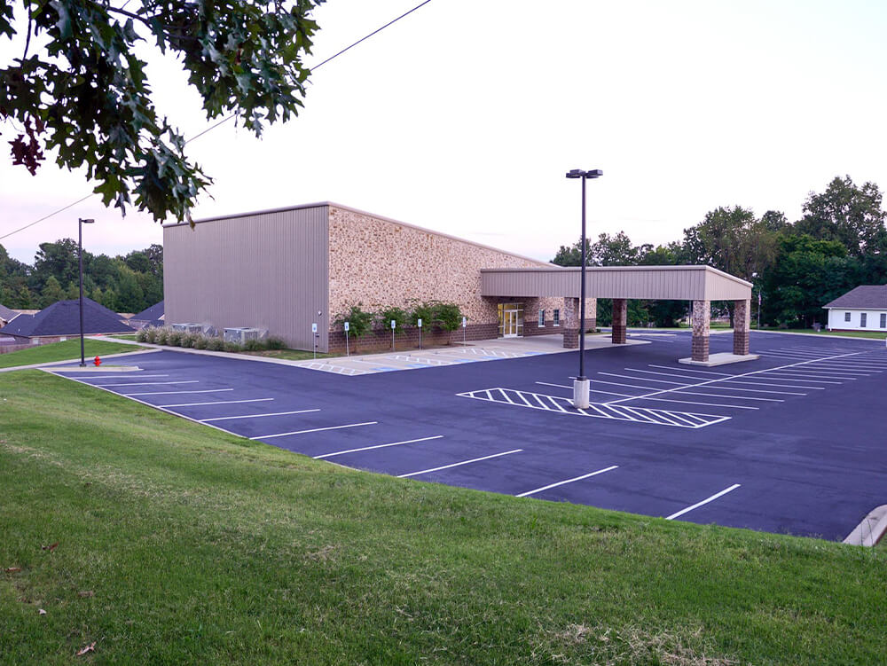 Outside the StoneRidge Church of Christ